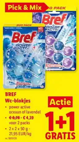 Lidl Bref Wc-blokjes aanbieding