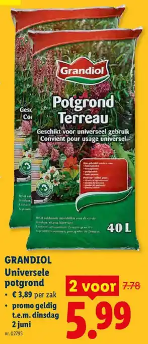 Grandiol Universele Potgrond