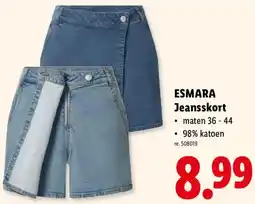 Lidl Esmara Jeansskort aanbieding
