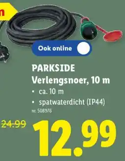 Lidl Parkside Verlengsnoer aanbieding