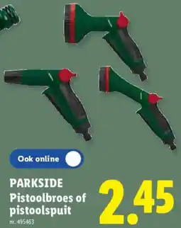 Lidl Parkside Pistoolbroes of Pistoolspuit aanbieding