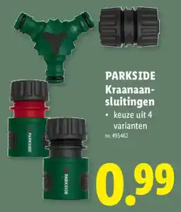 Lidl Parkside Kraanaansluitingen aanbieding