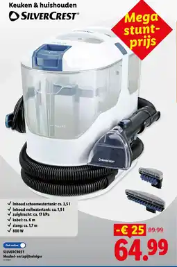 Lidl Silvercrest Meubel en Tapijtreiniger aanbieding