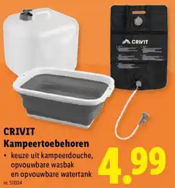 Lidl Crivit Kampeertoebehoren aanbieding