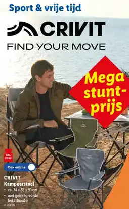 Lidl Crivit Kampeerstoel aanbieding