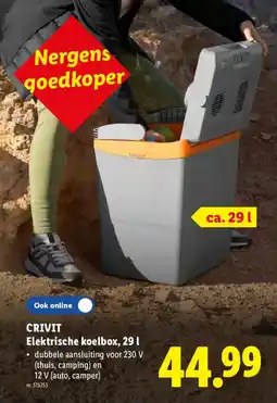 Lidl Crivit Elektrische Koelbox aanbieding