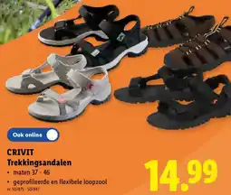 Lidl Crivit Trekkingsandalen aanbieding