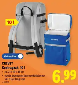 Lidl Crivit Koelrugzak aanbieding