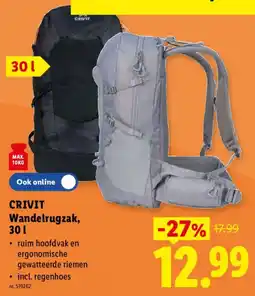 Lidl Crivit Wandelrugzak aanbieding