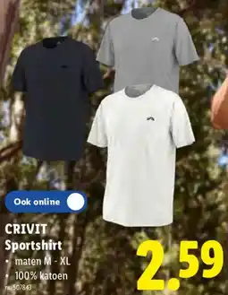 Lidl Crivit Sportshirt aanbieding