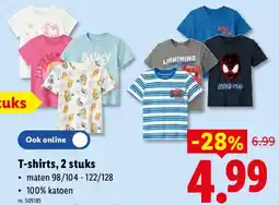 Lidl T-shirts aanbieding