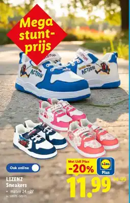 Lidl Lizenz Sneakers aanbieding