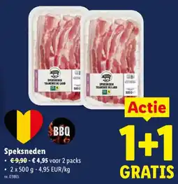 Lidl Speksneden aanbieding