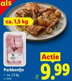 Lidl Parkkonijn aanbieding