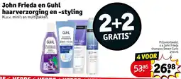 Kruidvat John Frieda en Guhl haarverzorging en Styling aanbieding