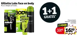 Kruidvat Gillette Labs face en body aanbieding