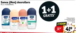 Kruidvat Sanex Men Deorollers aanbieding