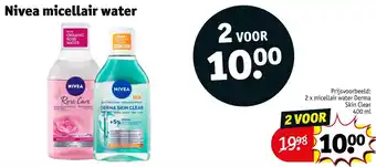 Kruidvat Nivea Micellair Water aanbieding