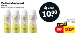 Kruidvat Zwitsal Deodorant aanbieding