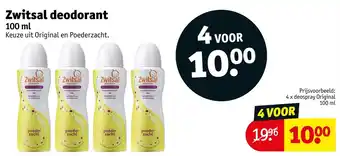 Kruidvat Zwitsal Deodorant aanbieding