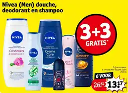 Kruidvat Nivea Men douche, deodorant en shampoo aanbieding