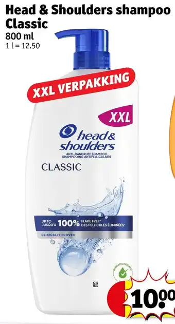 Kruidvat Head & Shoulders Shampoo Classic aanbieding
