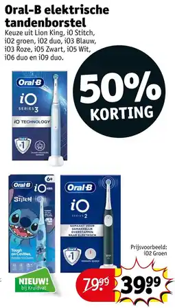 Kruidvat Oral-B elektrische tandenborstel aanbieding