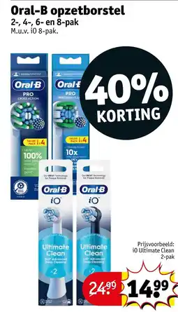 Kruidvat Oral-B Opzetborstel aanbieding