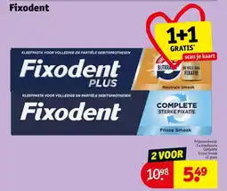Kruidvat Fixodent aanbieding