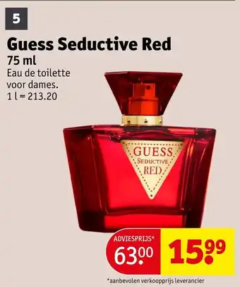 Kruidvat Guess Seductive Red aanbieding
