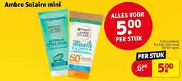 Kruidvat Ambre Solaire mini aanbieding