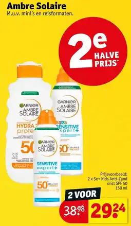 Kruidvat Ambre Solaire aanbieding