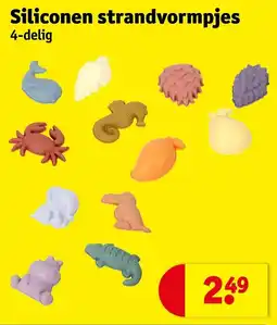 Kruidvat Siliconen strandvormpjes aanbieding