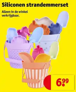 Kruidvat Siliconen strandemmerset aanbieding