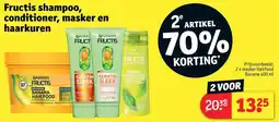 Kruidvat Fructis shampoo, conditioner, masker en haarkuren aanbieding
