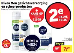 Kruidvat Nivea Men gezichtsverzorging en scheerproducten aanbieding