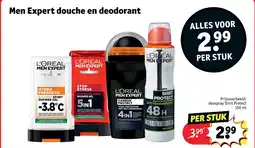 Kruidvat Men Expert douche en deodorant aanbieding