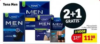 Kruidvat Tena Men aanbieding