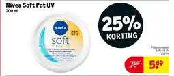 Kruidvat Nivea Soft Pot UV aanbieding