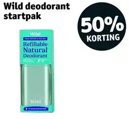 Kruidvat Wild deodorant startpak aanbieding