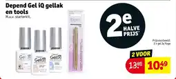 Kruidvat Depend Gel iQ gellak en tools aanbieding