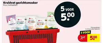 Kruidvat Kruidvat gezichtsmasker aanbieding
