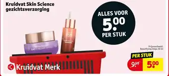 Kruidvat Kruidvat Skin Science gezichtsverzorging aanbieding