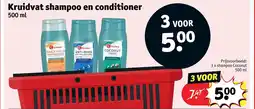 Kruidvat Kruidvat shampoo en conditioner aanbieding