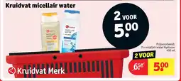 Kruidvat Kruidvat micellair water aanbieding