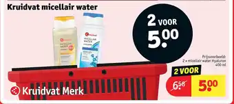 Kruidvat Kruidvat micellair water aanbieding