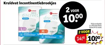 Kruidvat Kruidvat incontinentiebroekjes aanbieding