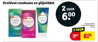 Kruidvat Kruidvat condooms en glijmiddel aanbieding