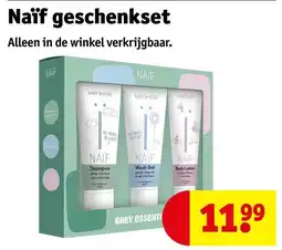 Kruidvat Naïf geschenkset aanbieding