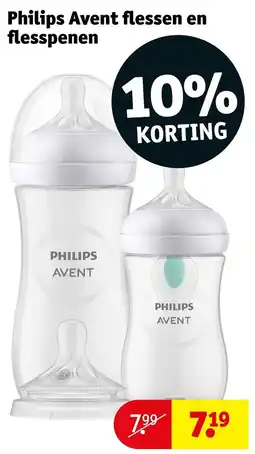 Kruidvat Philips Avent flessen en flesspenen aanbieding